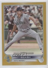 2022 Topps Update Rookie Debut Gold Foil Matt Brash #US274 1u4