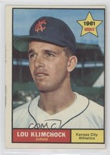 1961 Topps Lou Klimchock #462 c1a