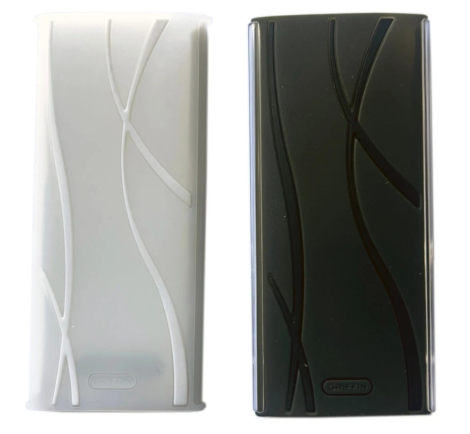 Protective Cover CLEAR HARD Case for 4th GEN iPod Nano Flex Black & White Bundle - Image 2 of 3