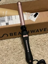 Beachwaver B1 Midnight Rose Limited Edition Rotating Curling Iron Rose Gold 1”