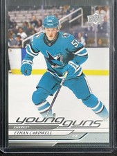 2024-25 Upper Deck Series 2 - Young Guns Ethan Cardwell #459 (RC) NHL San Jose