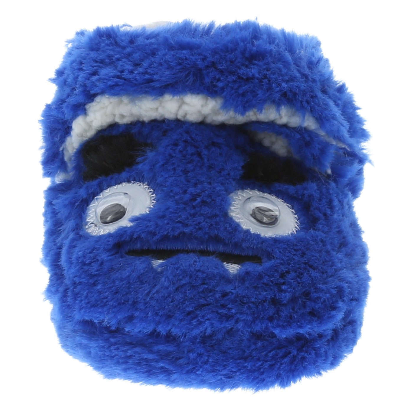 Baby Boy Slipper Socks Blue Monster 5-6 Toddler Furry Warm Winter House shoes