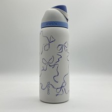 Owala 32oz Water Bottle Tied And True Blue Bows Limited Edition FreeSip