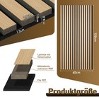 Wandpaneele Wohnartig Lamellen Paneele Schlafzimmer Lamellenwand Akustikpaneele