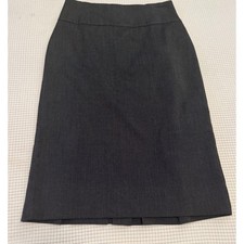 Worthington Women's Dark Gray Career Business Office Pencil Skirt Size 4 EUC