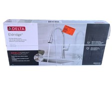 Delta Eldridge Pull-Down Kitchen Faucet ShieldSpray MagnaTite Chrome
