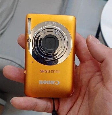 Canon PowerShot IXUS 115 HS 12.1MP 4xDigital Zoom Orange 95%NEW English Language