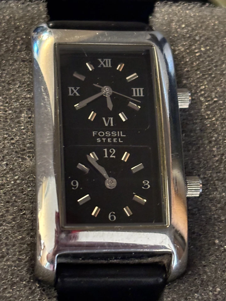 Vintage Fossil Arkitekt Watch In Original Box Great Shape - Image 3 of 4