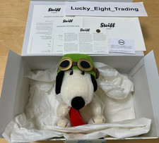 Steiff Snoopy Peanuts Flying Doll Ace 1500 Limited Teddy Bear Mohair Plush