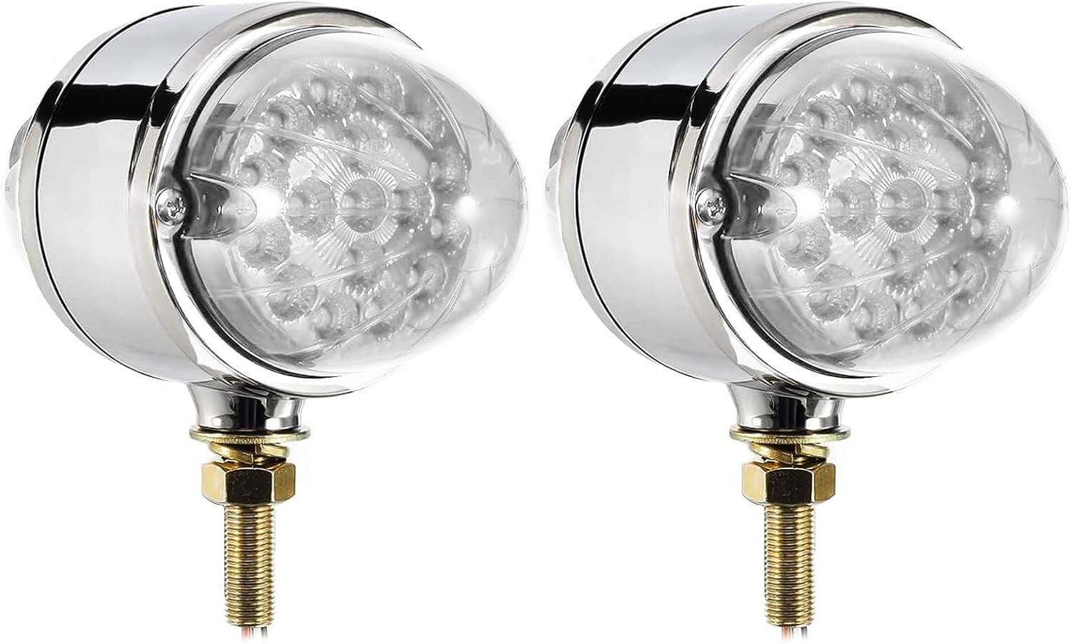 Watermelon Turn Signal Lights for Semi Truck Dual Revolution Red Amber/Red