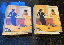 Lot 2 Art in Motion Photo Album 4X6 100 Pockets Wine Glasses  02 Vintage Family