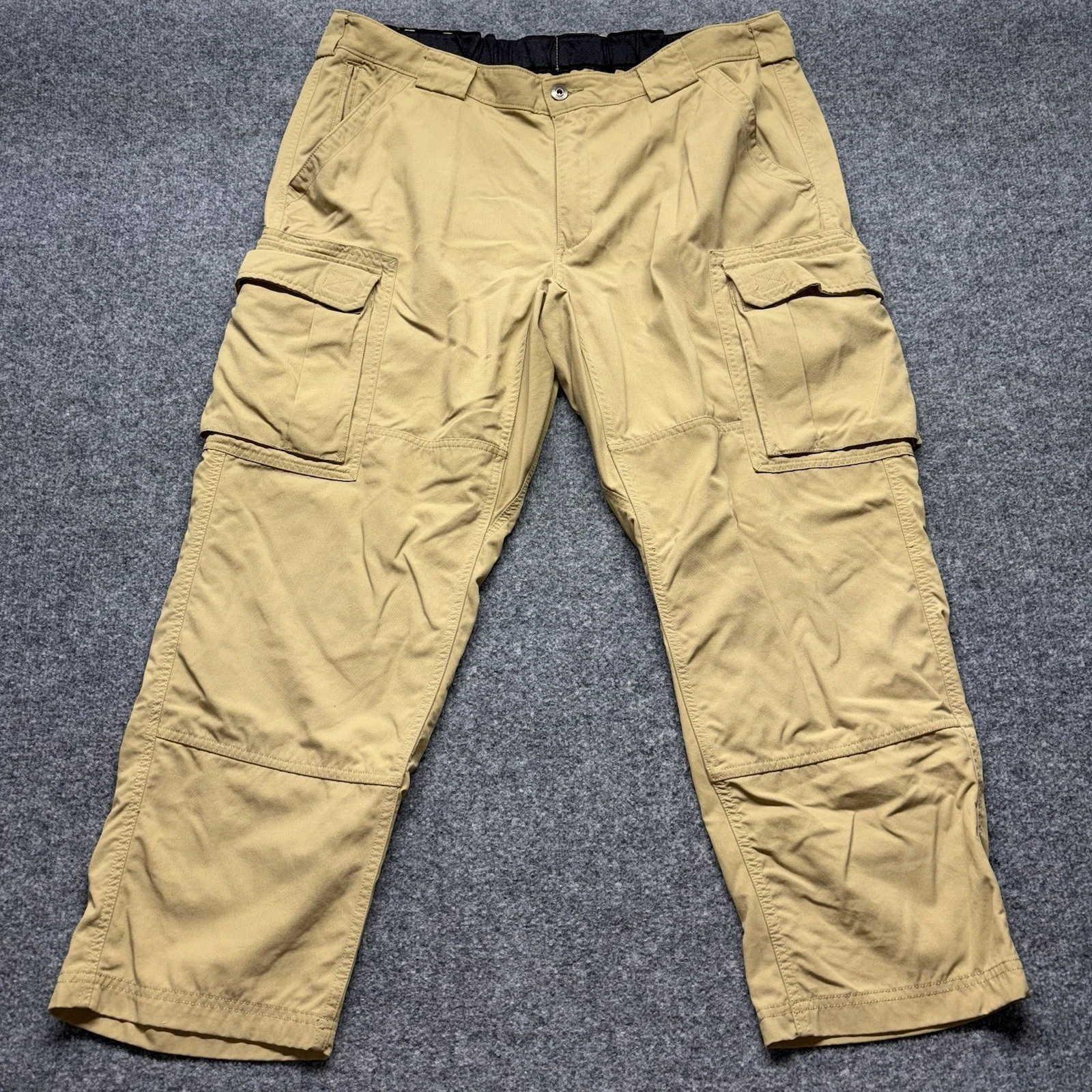 Duluth Mens Dry on the Fly Relaxed Fit Cargo Pants Size XL x 28 (27) Khaki