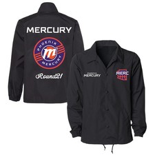 Women's round21 Black Phoenix Mercury Oversized Full-Snap Coaches Jacket