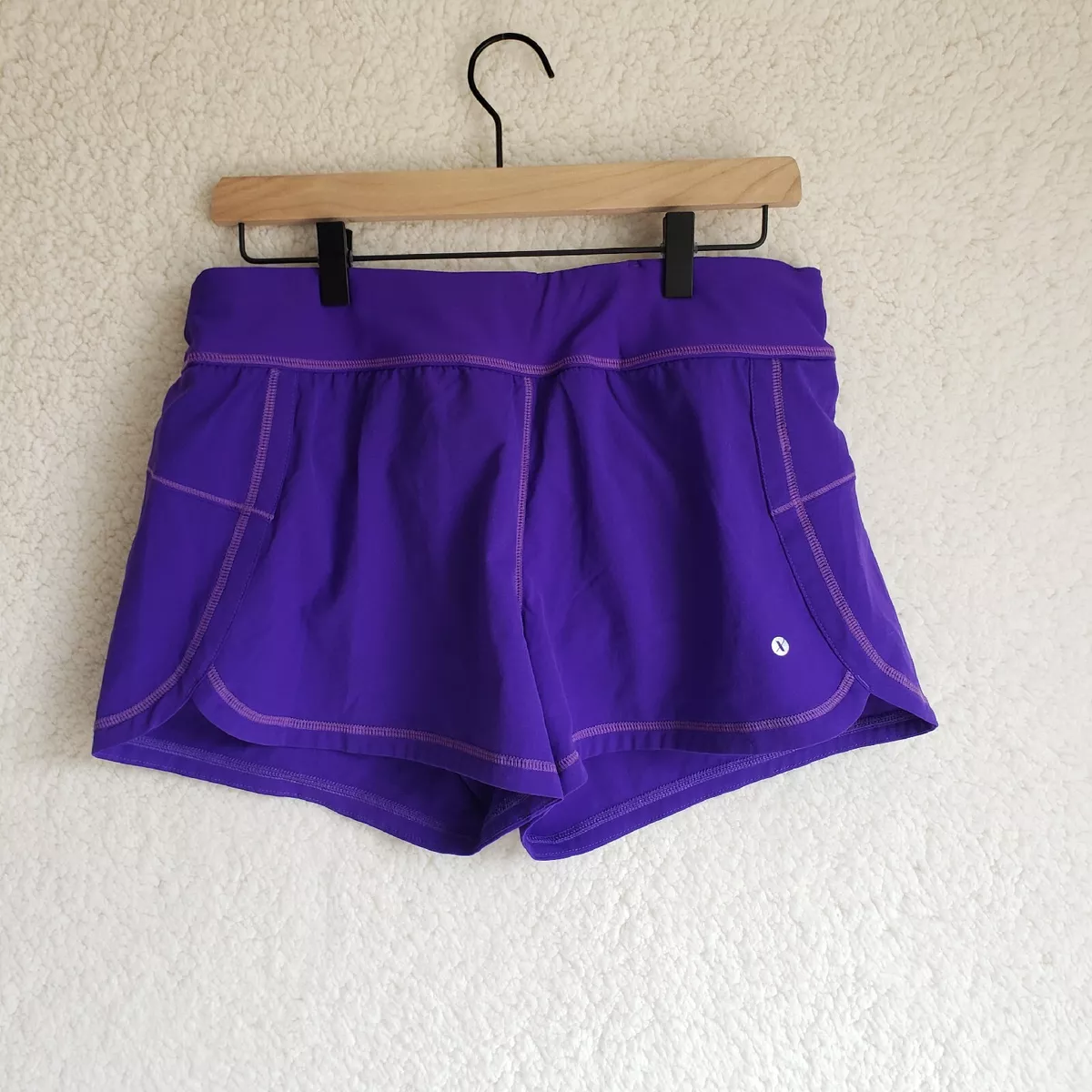 Xersion Athletic Shorts Womens Medium Purple Running Workout RN