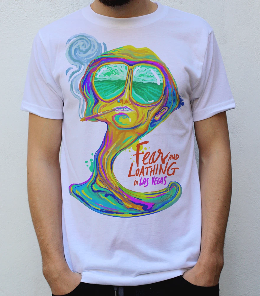 Fear and Loathing in Las Vegas T Shirt Psychedelic Design | eBay
