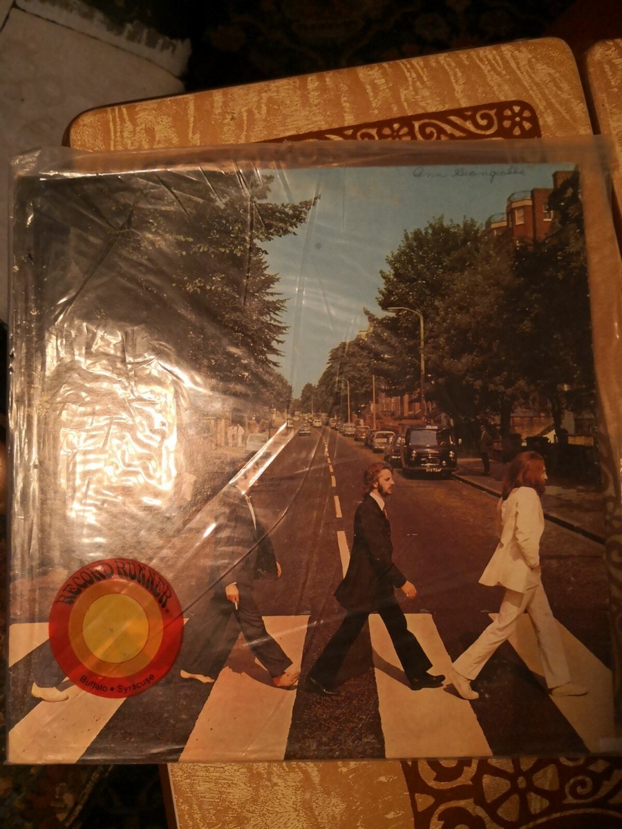 THE BEATLES ~ ABBEY ROAD LP (1976) CAPITOL SO-383 ORANGE