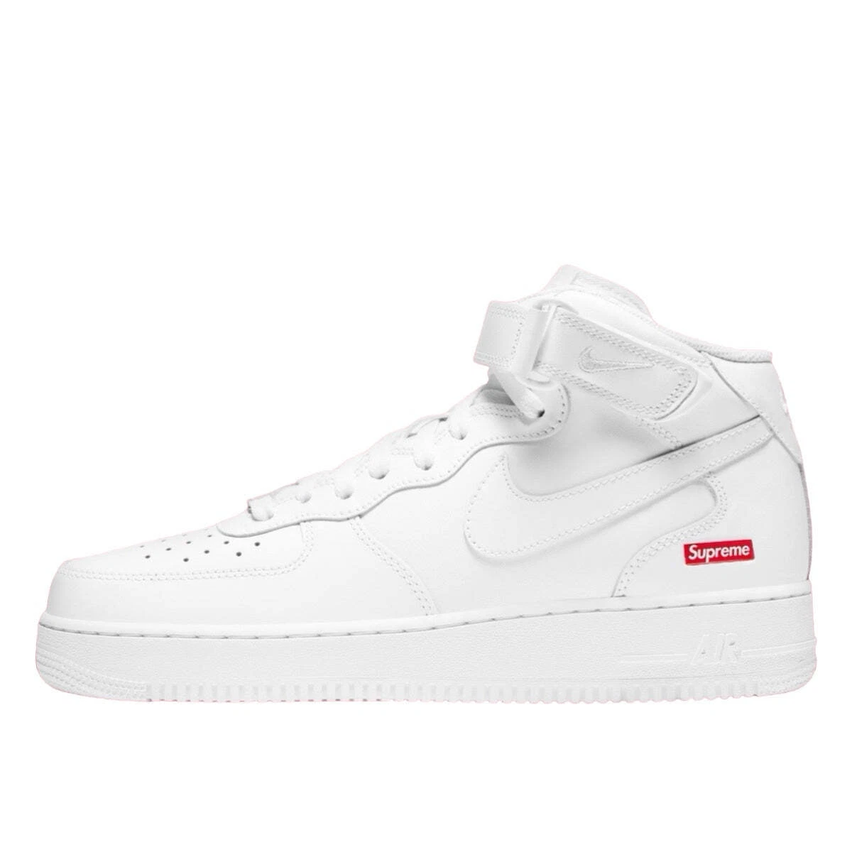 FZ8784 100 Nike Air Force 1 Mid Supreme Blanc