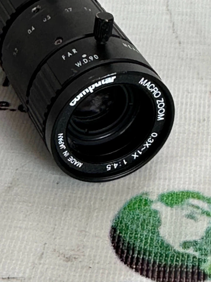 Computar MLM-3XMP Macro Zoom 0.3X~1X 1:4.5 C-Mount Lens Machine Vision CCD Cam - Image 3 of 4