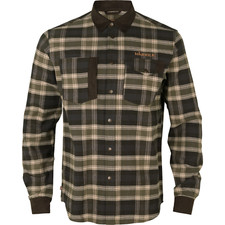 NEU HÄRKILA Jagd- und Freizeithemd AIVAK - Flanell - OLIV - Winter