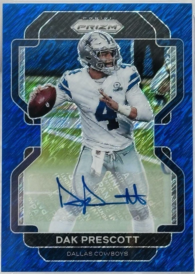 Blue Shimmer Prizm Autographs