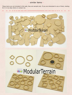 Basi Mdf Per Warhammer Age Of Sigmar 40k 6 Basi Ovali MDF Per Miniature Warhammer - Dimensioni 92x120mm, Per AoS E 40K (Venditore USA) Basi Ovali - Foto 10