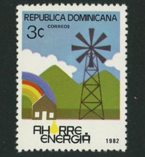 Dominican Republic #873 Water Environmental Protection 3c Postage Stamp 1982 MNH