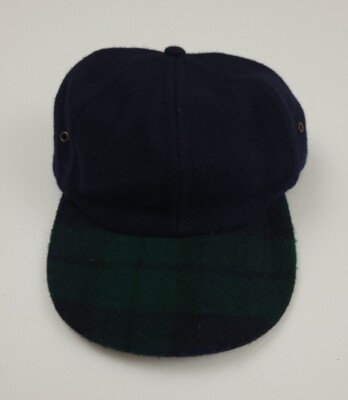 Vintage London Fog Sterling Edition Wool Bowler / Derby Hat in Navy Vintage Sterling Edition London Fog Green Wool Hat Tan Suede  main image 3