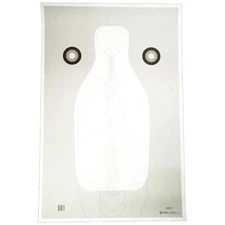 Action Target FBI Q 23x35 Training Targets w/Vital Anatomy V2 100 Pack f/Ranges