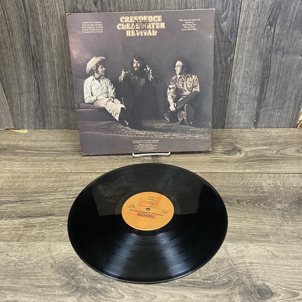 CREEDENCE CLEARWATER REVIVAL MARDI GRAS FANTASY RECORDS