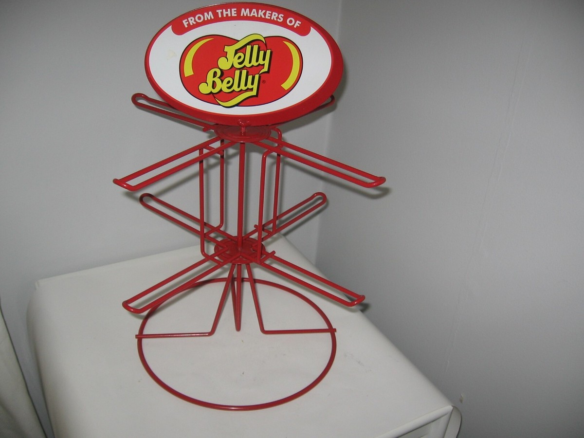 Red metal Jelly Belly Jelly Bean Candy bag Retail Store
