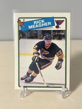 1988-89 O-Pee-Chee #235 Rick Meagher - NHL Hockey Card