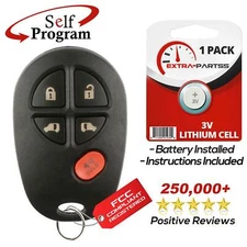 For GQ43VT20T Toyota Sienna Keyless Entry Remote Car Van Key Fob 5 Button