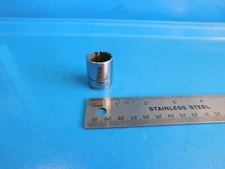 USED ,SNAP ON  "3/4  IN. " 3/8 DR.   SHORT 12  POINT SOCKET , PART  #F241