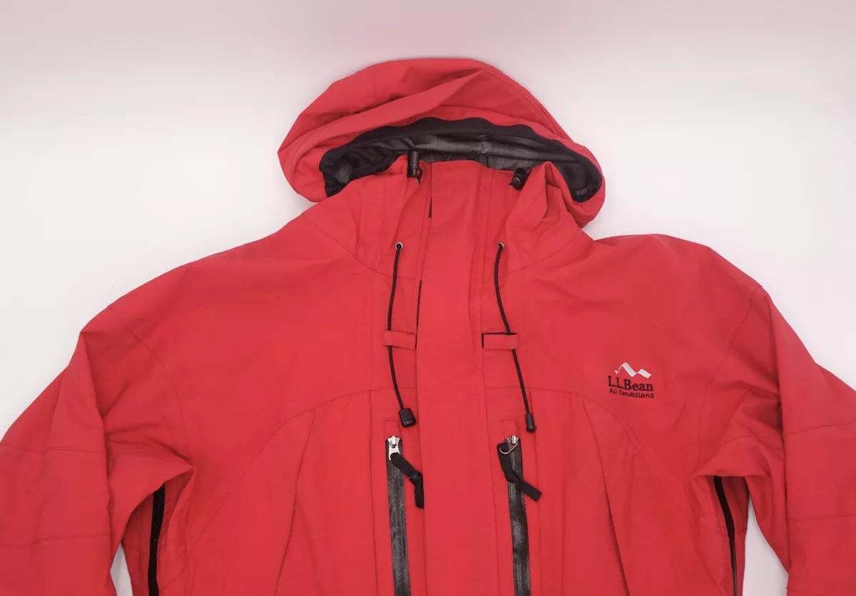 L.LBean All Conditions 2 In 1 GORE-TEX Soft Shell Jacket Men’s Medium Red