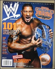 March 2007 WWE Wrestling Magazine Batista WrestleMania 23 CM Punk Divas Bautista