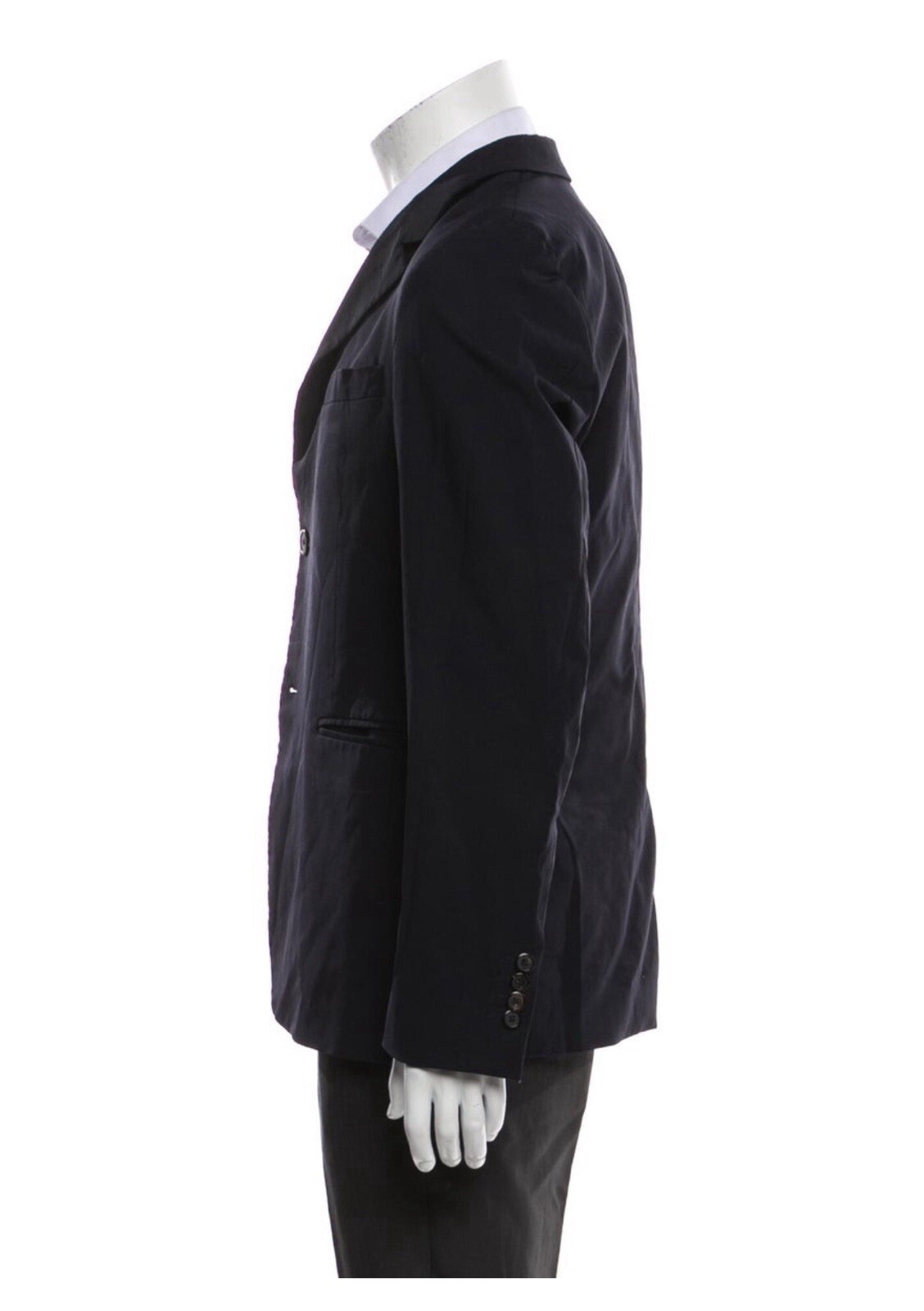 Prada Mens Authentic Solid Black Long Sleeve Blaz… - image 2