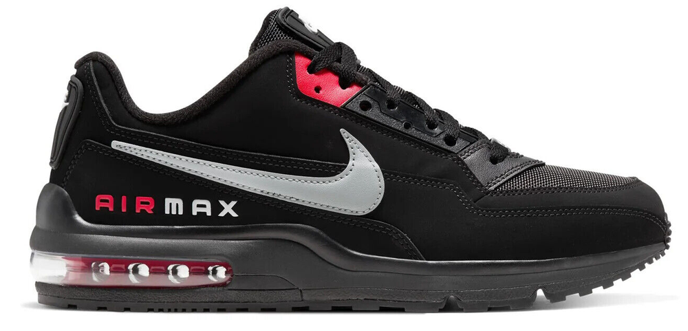 NEW NIKE AIR MAX LTD 3 Men's Casual Shoes BLACK GREY RED US Size 7 NIB
