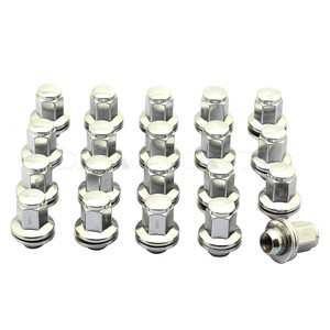 20 M14x1.5 Lug Nuts Chrome Wheel Fit for Toyota Tundra 2007-2019 SR5 2