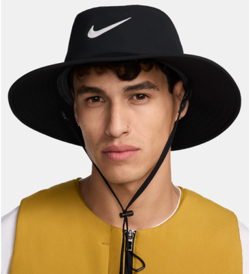 NEW NIKE [L] Adult Unisex Apex DRI-FIT Bucket Hat-Black/White