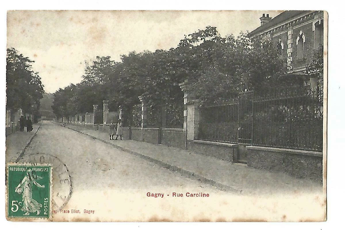 Gagny - CPA - GAGNY - La Rue de Montfermeil et la Gendarmerie