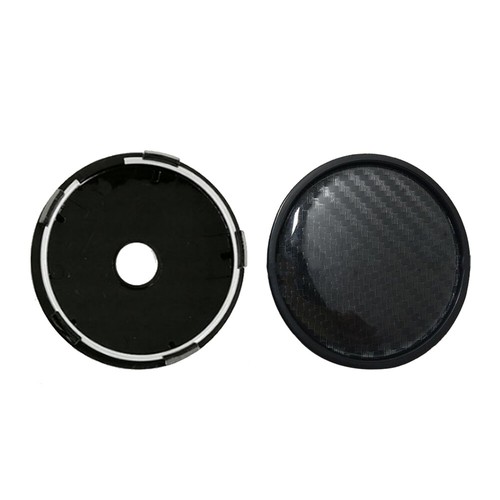 4PCS 3D 60mm Carbon Fiber Car Wheel Center Hub Cap Rim Hub Cover Car Accessories - Picture 6 of 12