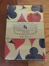 RARE VINTAGE NEW SEALED w TAX STAMP REMEMBRANCE REDI-SLIP BRIDGE PLAYING CARDS 