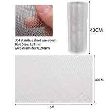 3/ 6 m Rodent Proof Stainless Steel Mesh Sheet Air brick Pest Control Vent Mesh