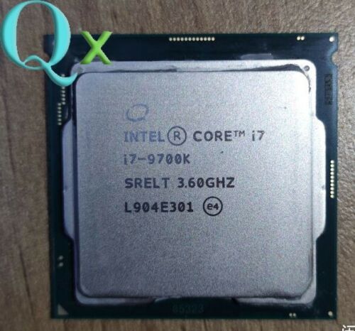 9Th Gen Intel Core i7-9700K LGA1151 8 Core CPU Processor SRG15 3.60GHz 95W - Picture 1 of 2