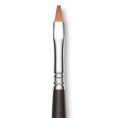 Escoda Prado Tame Synthetic Brush -filbert, Long Handle, Size 6