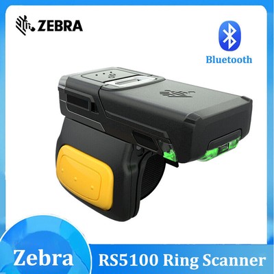 Zebra RS5100 1D/2D Wireless Bluetooth Ring Barcode Scanner Reader with Battery