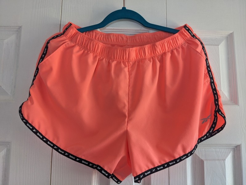 Reebok Womens Coral Running Active Shorts Size L Large