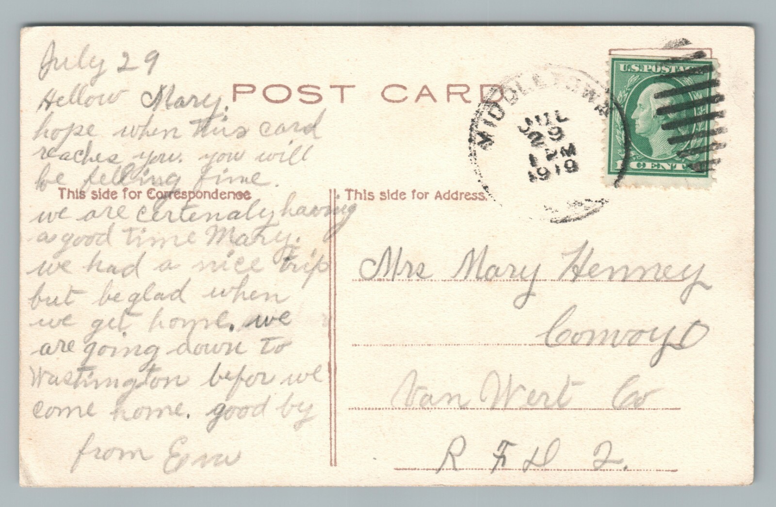 Old Dominion Academy RELIANCE Virginia—Shenandoah College RARE Antique