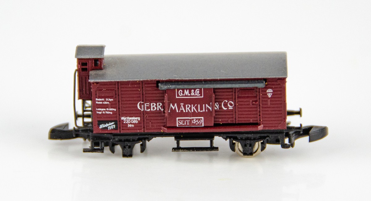 Vintage Marklin Mini-Club Museumswagen 1989 German Z Scale Museum