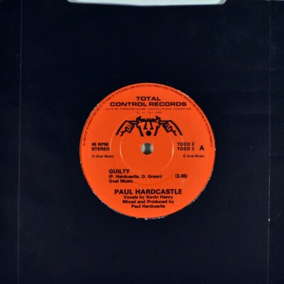7'' PAUL HARDCASTLE feat.KEVIN HENRY Guilty TOTAL CONTROL 45rpm UK 1984 like NEW!